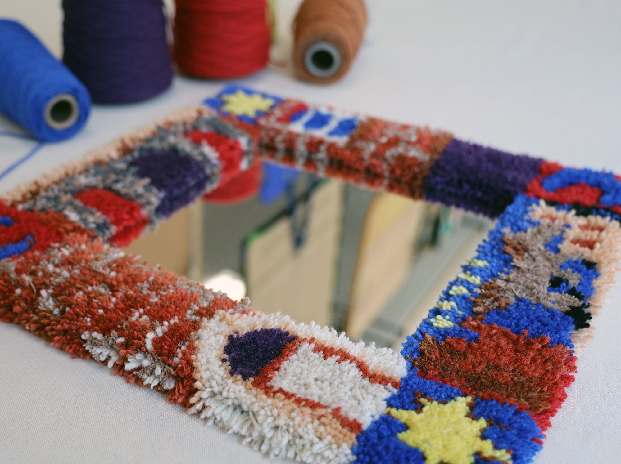 One-Day Tufting Workshops Tuft the World Tuft a mirror Jan 6 