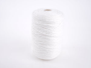 PolyTuft polyester tufting yarn cone in Marshmallow (01)