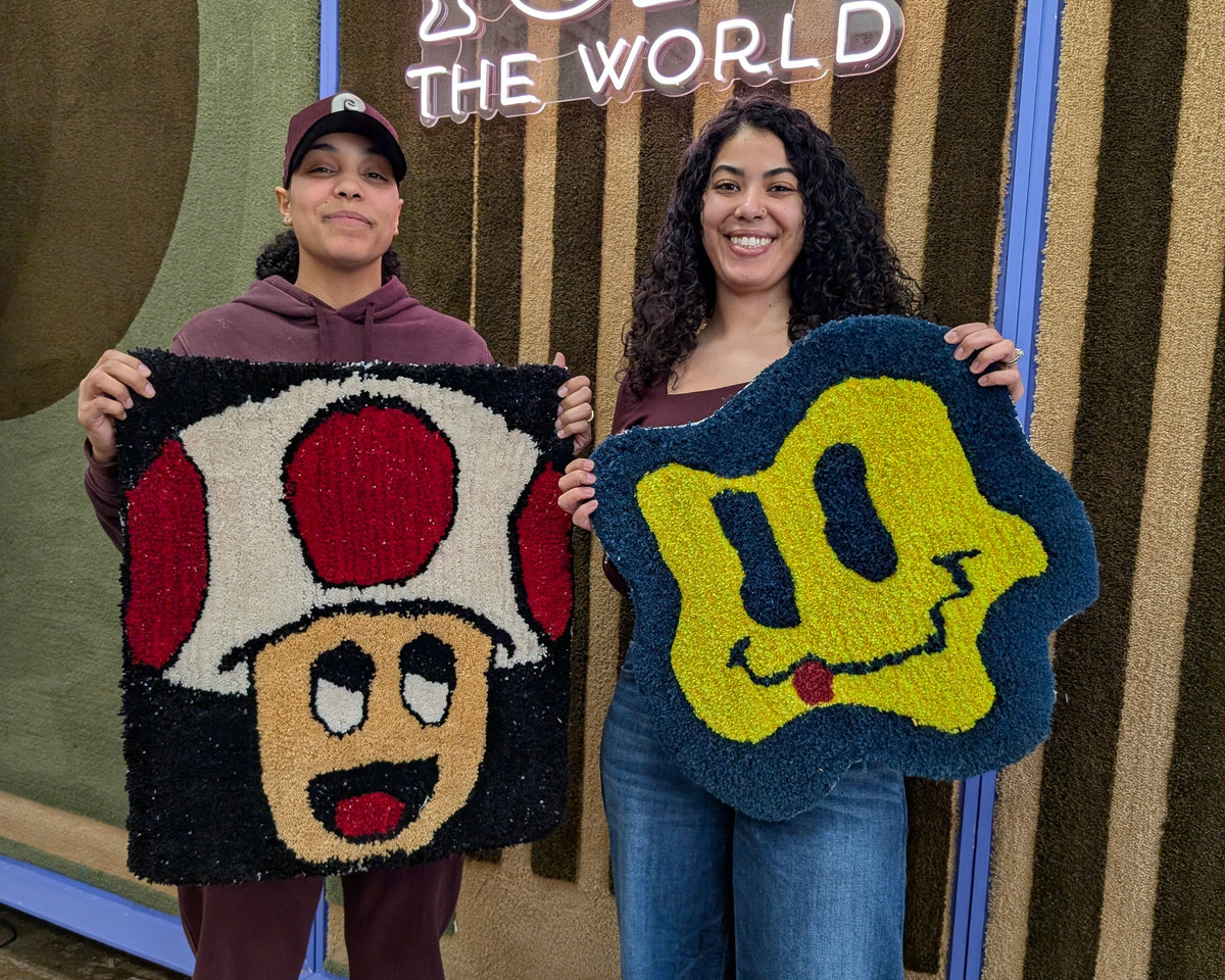 Drink and Tuft: Beginner tufting workshop - Tuft the World