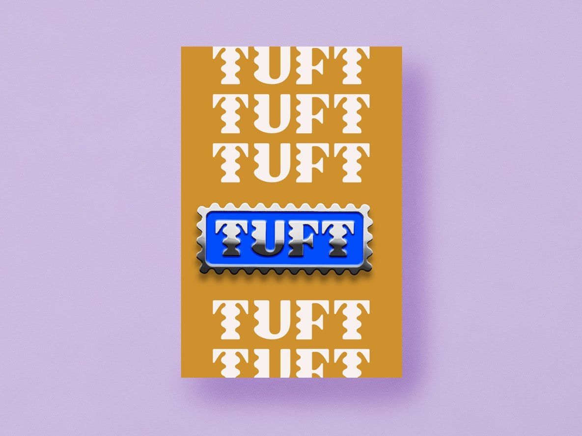 Tuft Pin TUFT Enamel Pin - Tuft the World